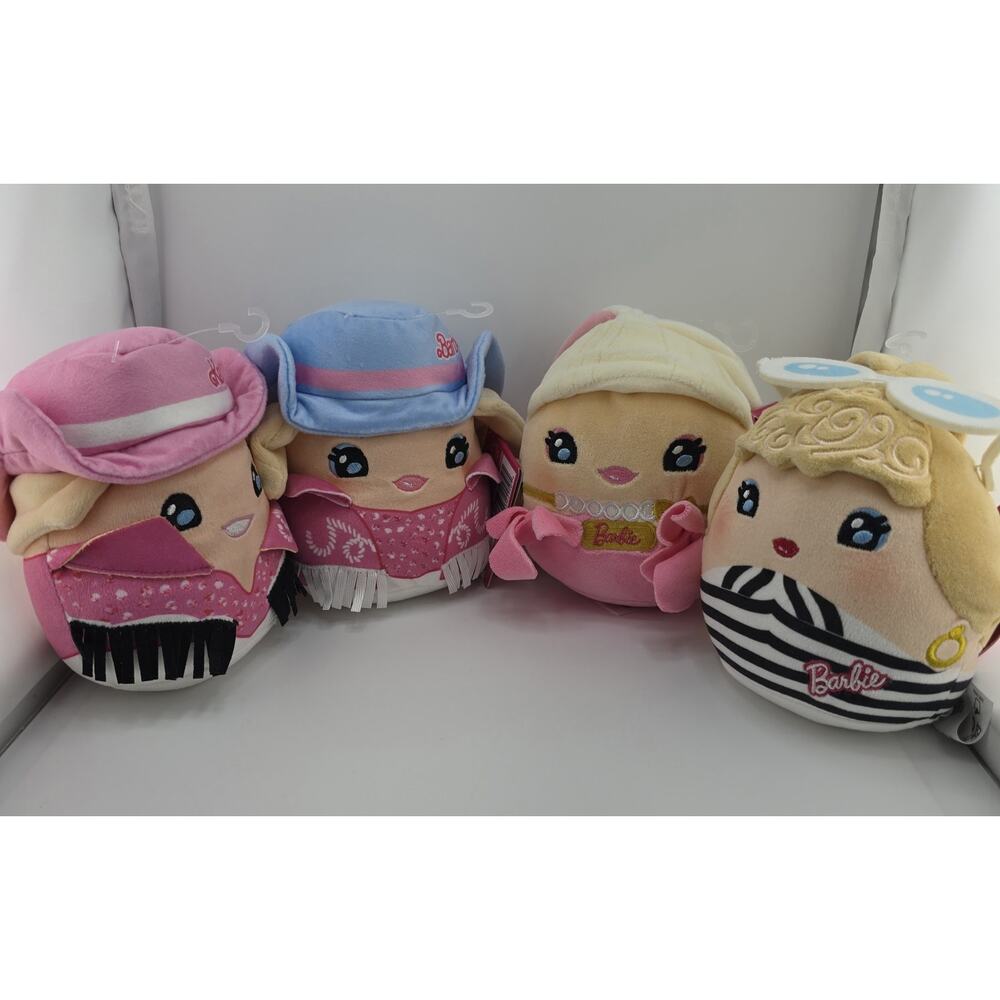 4 - 5" Barbie and Ken Cuutopia Plush Dolls